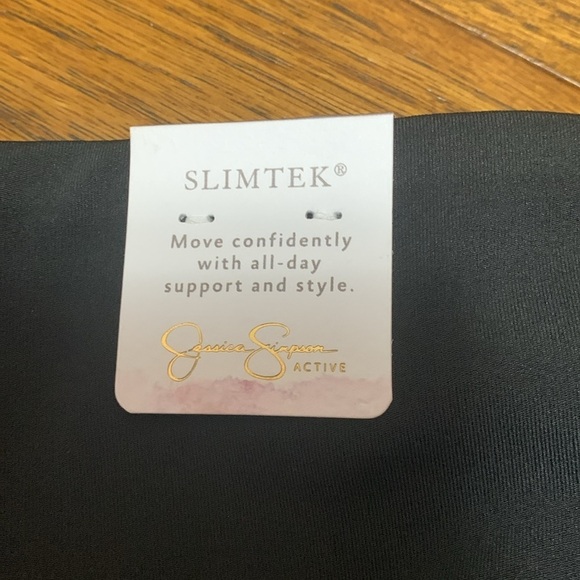 Jessica Simpson Slimtek High Waisted Black Animal Print Leggings NWT Size M - Picture 9 of 15